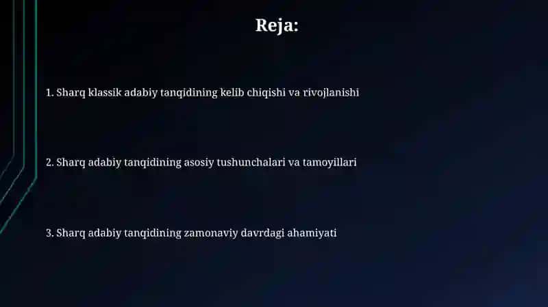 Sharq mumtoz adabiyotshunosligi tarixi 2