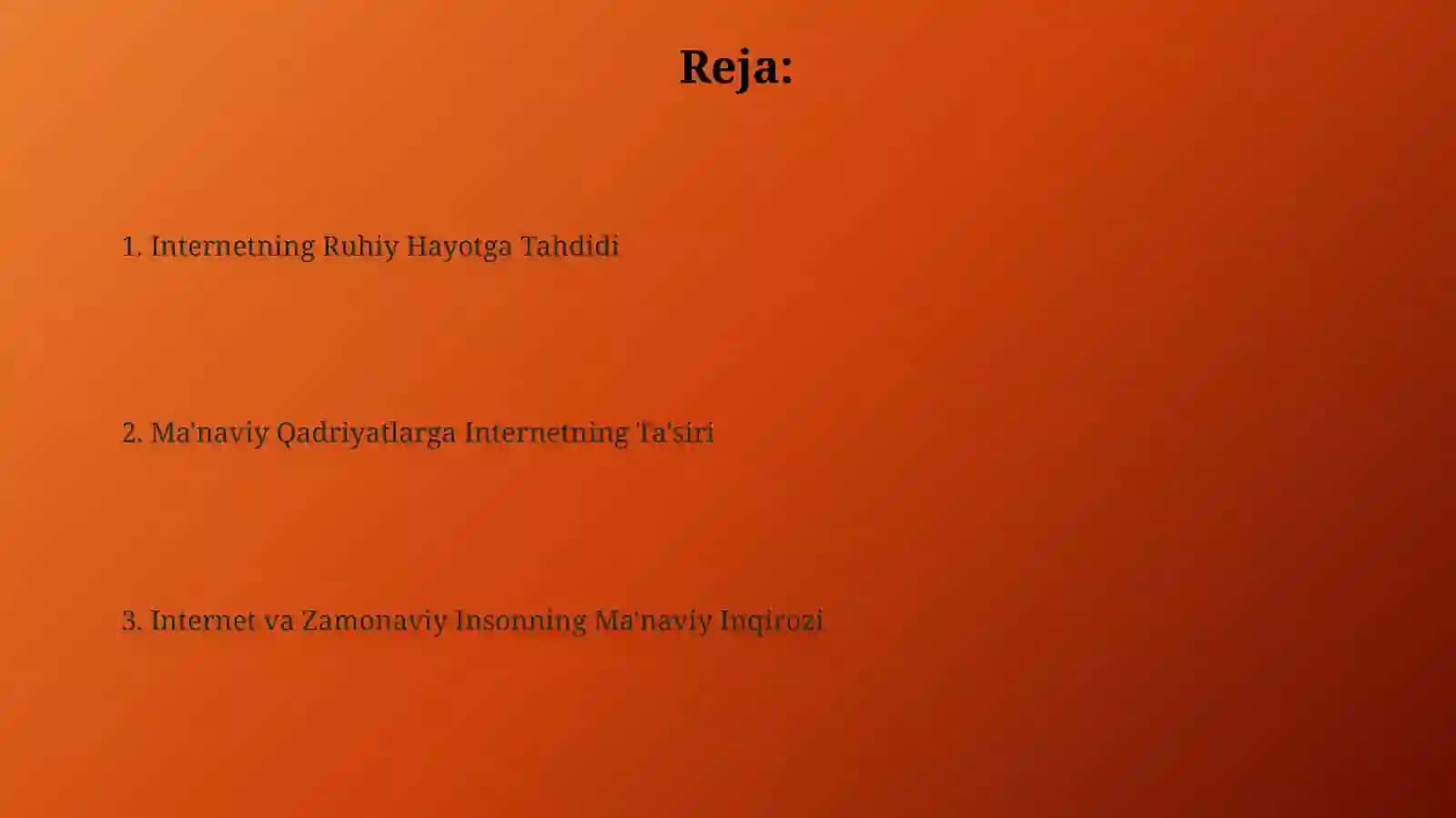Internet -ma'naviy hayotga tahdid 2