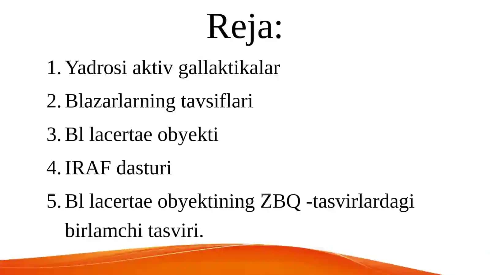 Blazarlarning Kuzatuv Ma'lumotlar Taxlili 2