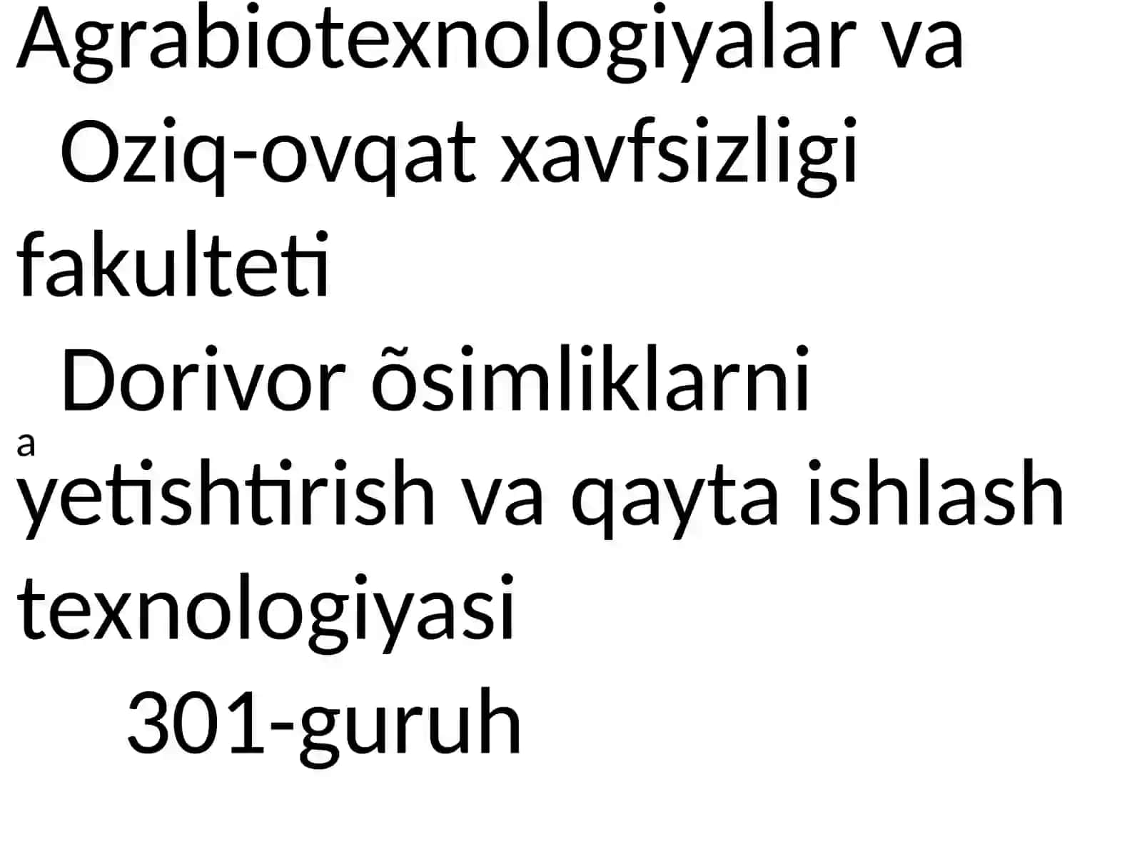 Dorivorõsimliklarni yetishtirish va qayta ishlash texnologiyasi 2