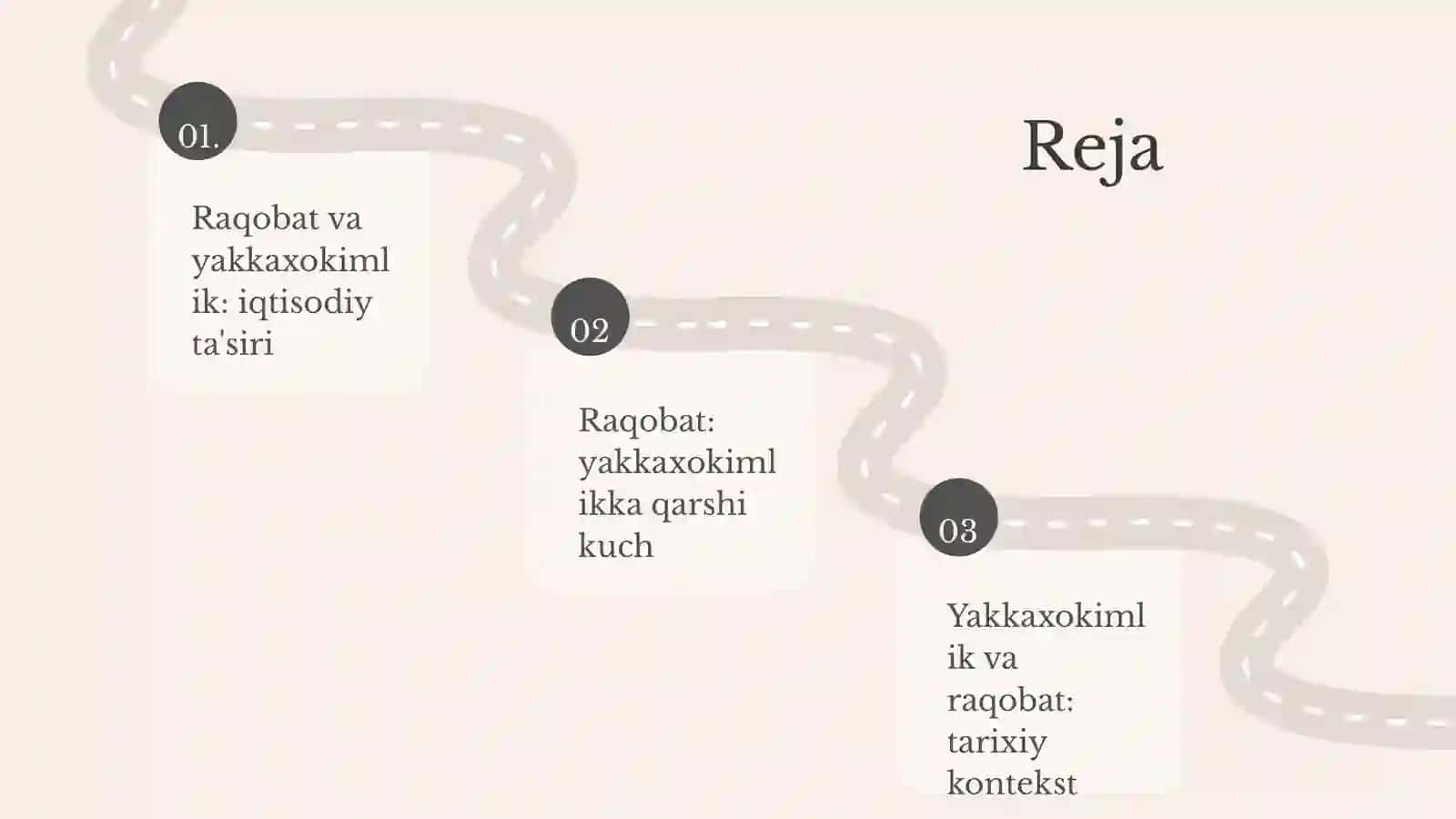 Raqobat va yakkaxokimlik 2