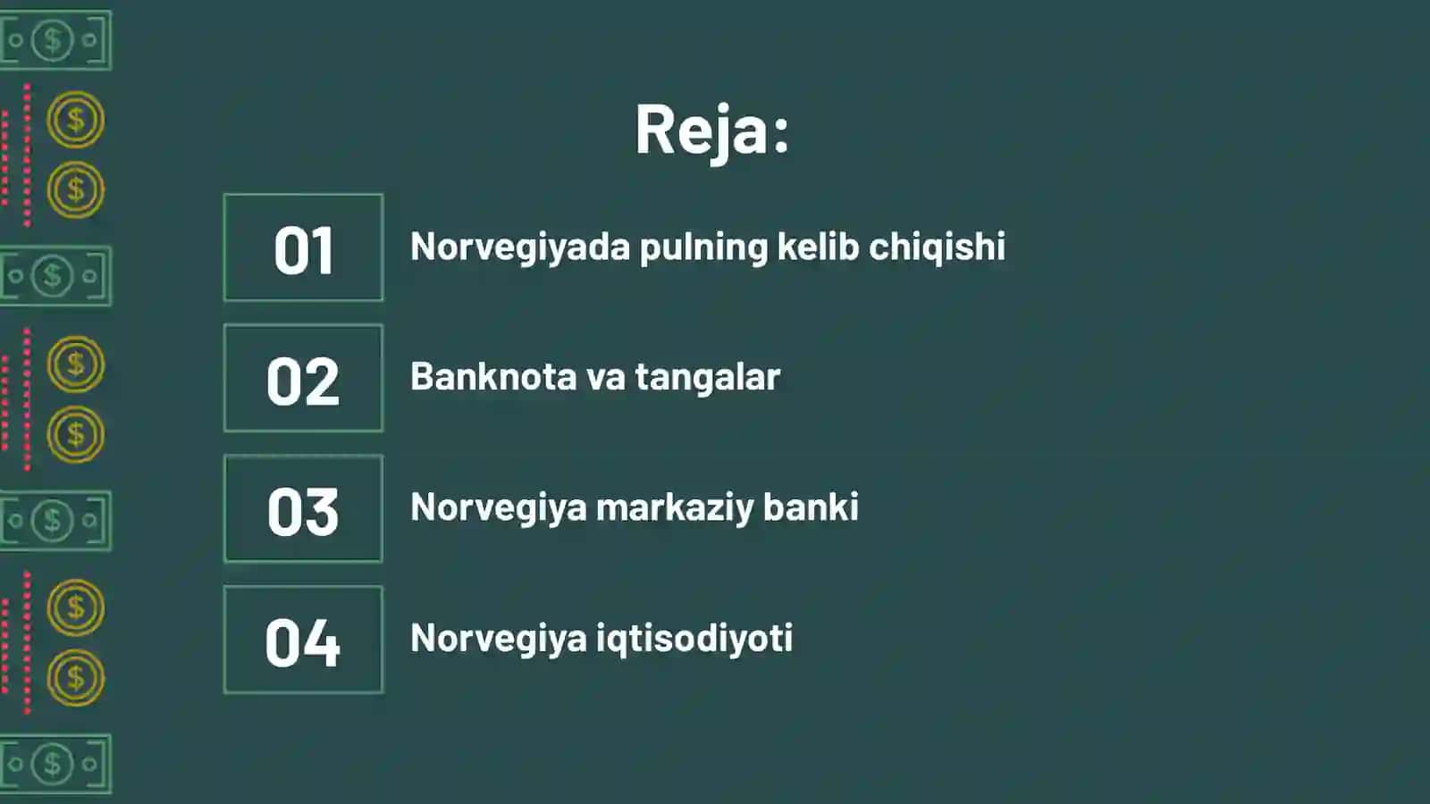 Norvegiyaning pul tizimi 2