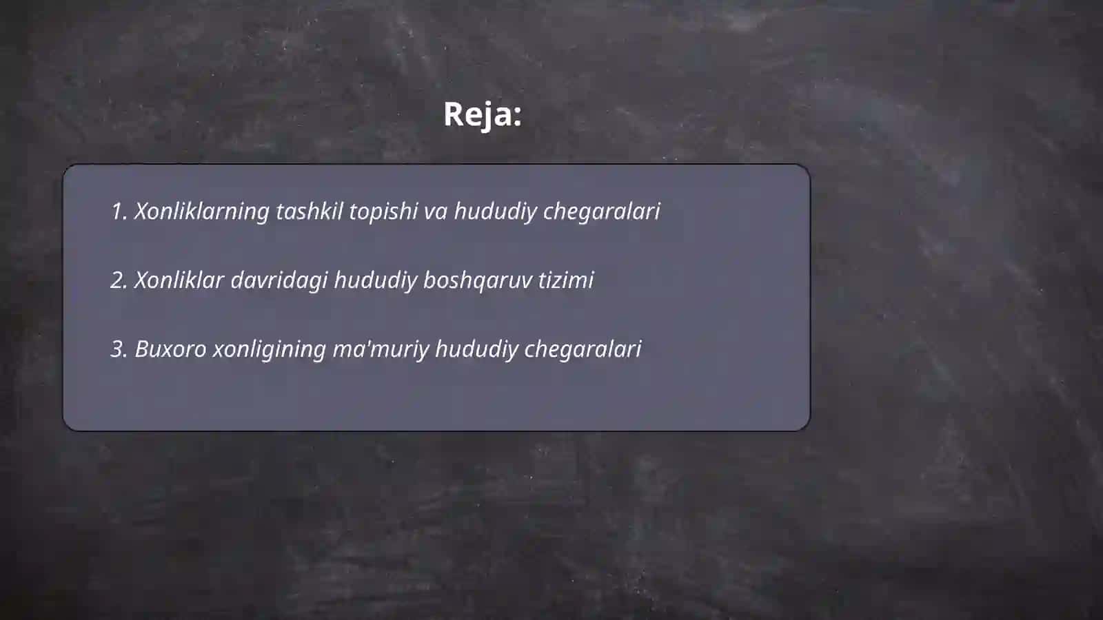 Xonliklarning mamuriy hududiy chegaralari 2