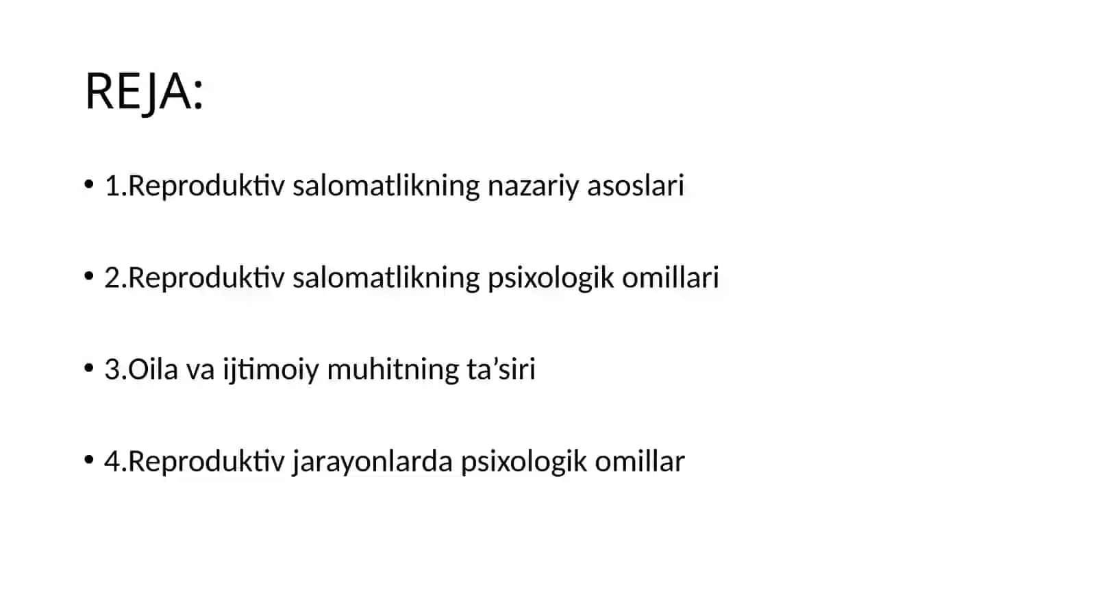 Reproduktiv salomatlikning psixologik asoslari 2