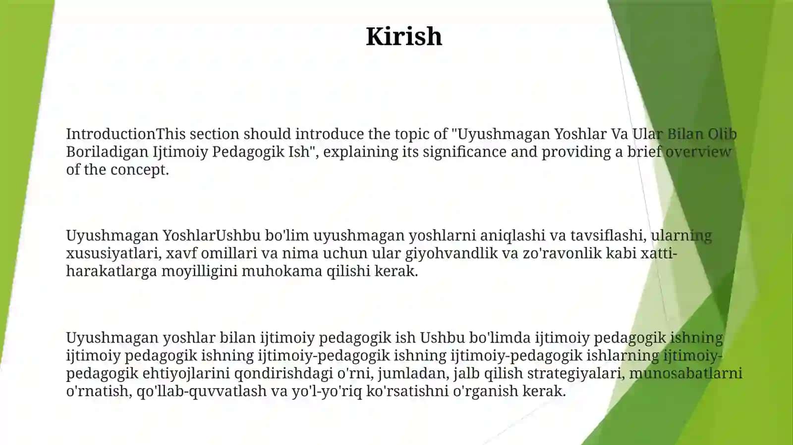 Uyushmagan Yoshlar Va Ular Bilan Olib Boriladigan Ijtimoiy Pedagogik Ish 2