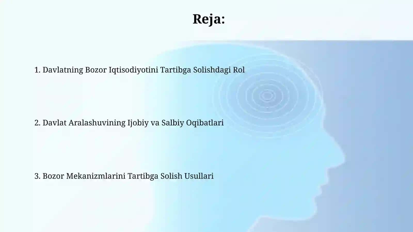 Bozor iqtisodiyotini tartibga solishda davlatning roli 2