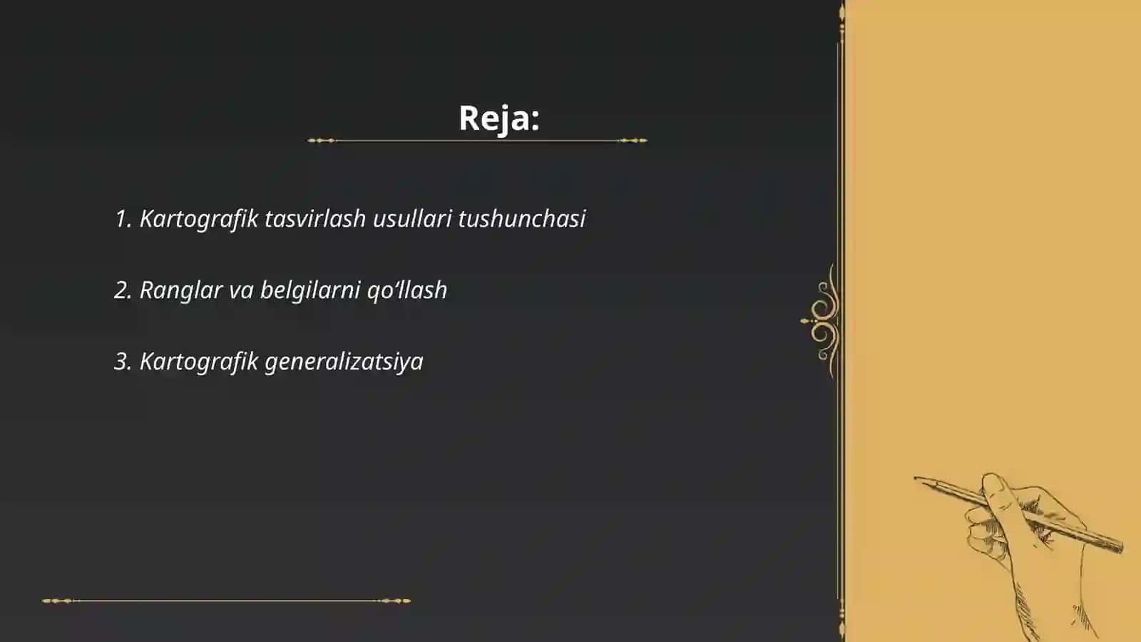 Kartografik tasvirlash usullari 2