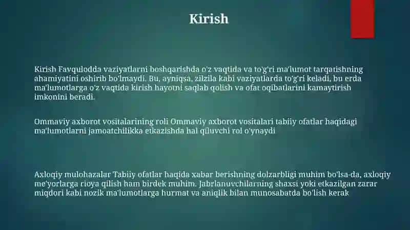 San’At Sohasidagi Yangiliklarni Ommaviy Axborot Vositalarida E’Lon Qilish 2