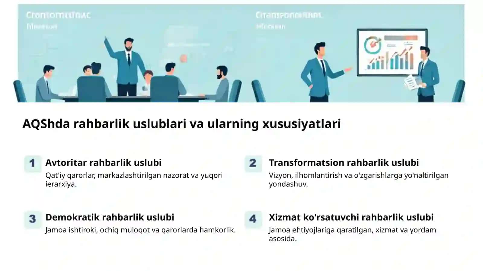 AQSh Menejment Madaniyati: Innovatsiya va Samaradorlik 2