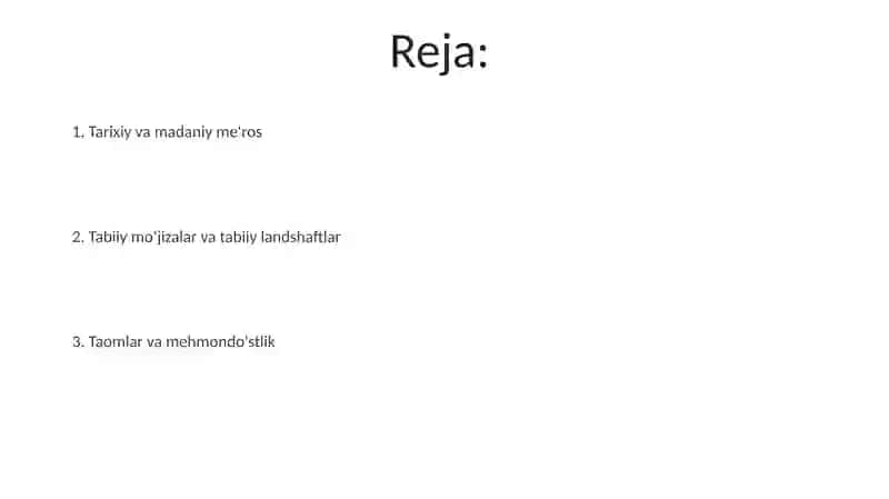 Qashqadaryo Viloyati Turizmi 2