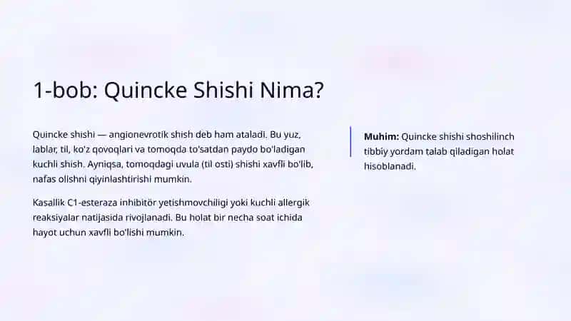 Quincke Shishi va Polinoz: Sabablar, Belgilar va Davolash 2