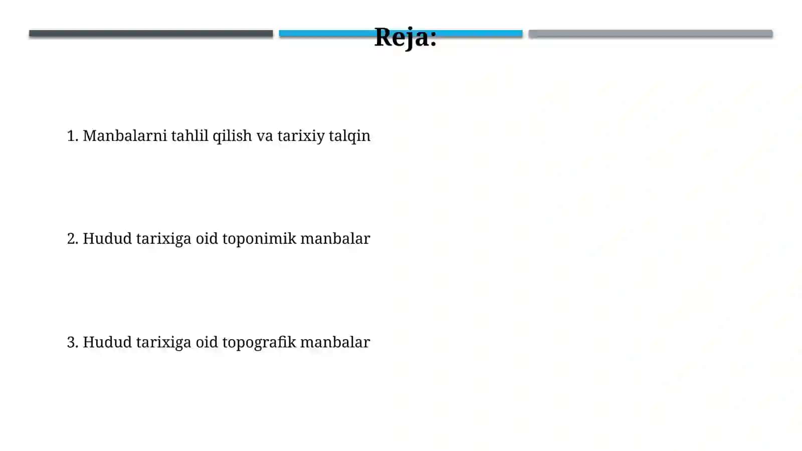 O'lka tarixiga oid topografik va toponomik manbalar 2