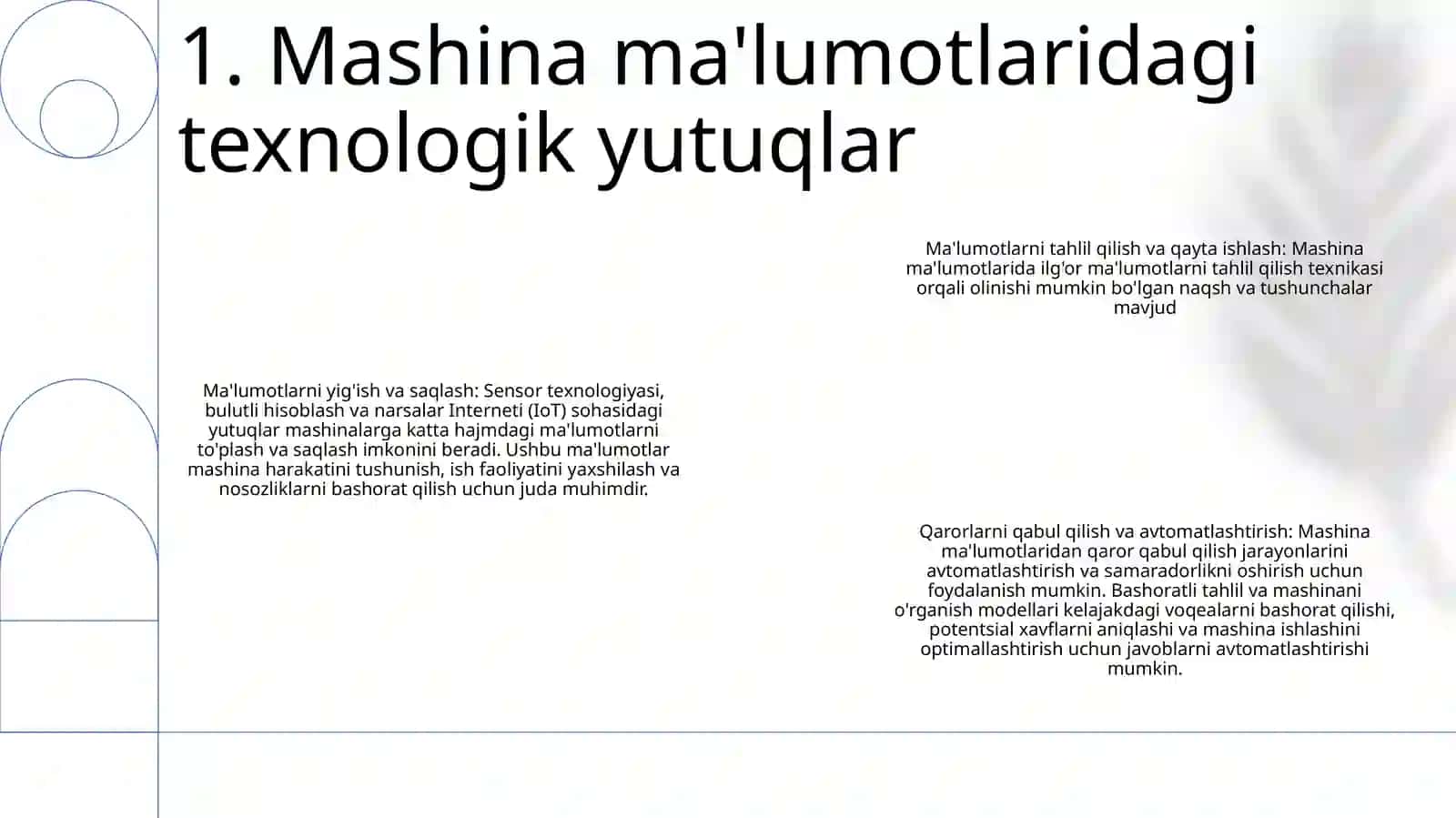 Zamonaviy Dastgohlarning Texnologik Jihozlari To‘G‘Risida Ma’Lumotlar 2