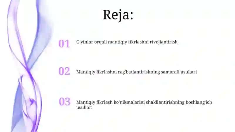 Mantiqiy fikrlash texnikasini shakllantirish xususiyatlari 2