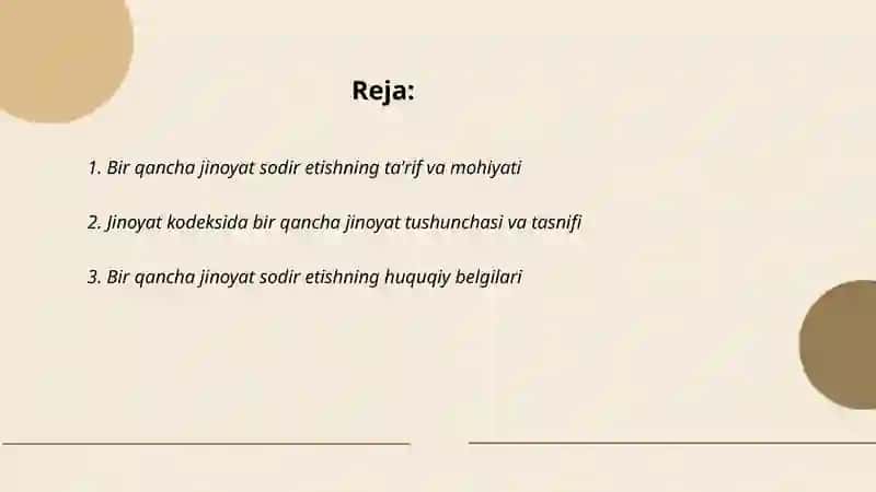 Bir qancha jinoyat sodir etish 2