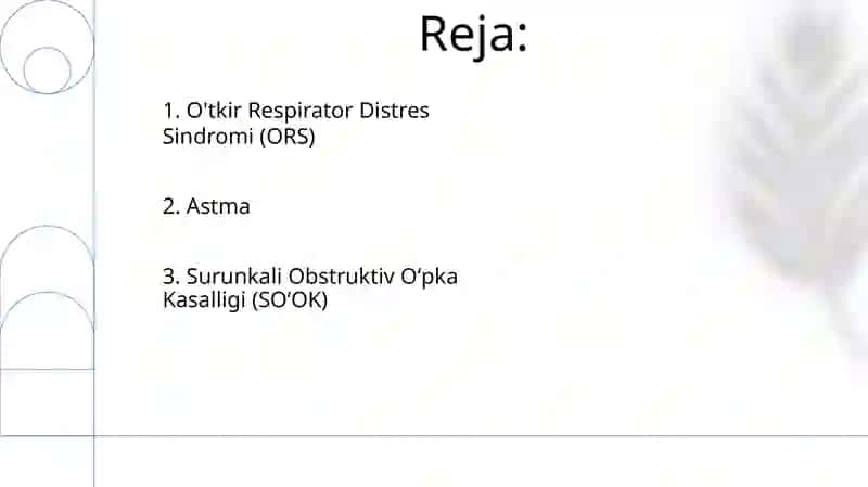 Surunkali Obstruktiv O'pka Kasalligi (SOOK) 2