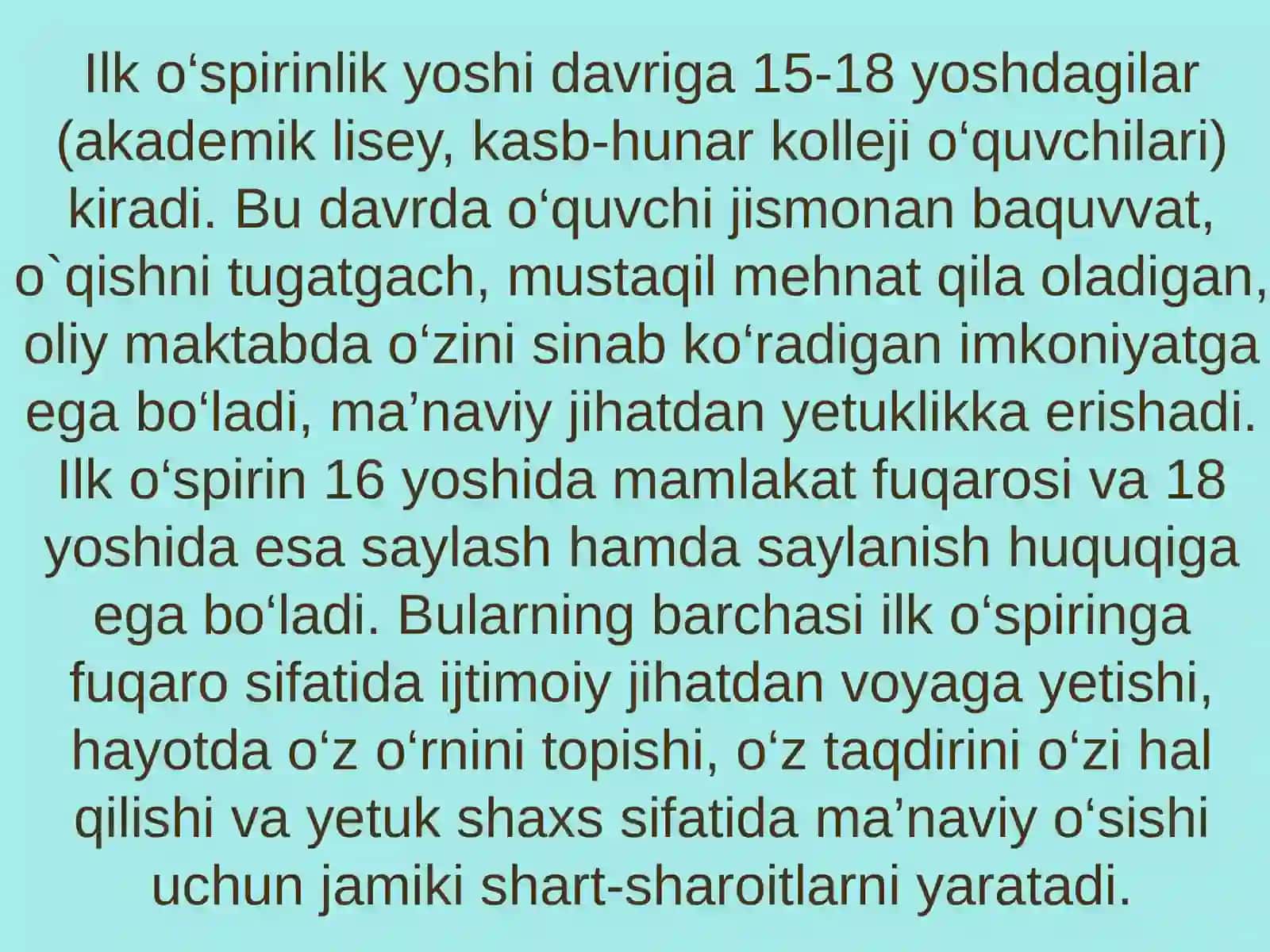 ILK O‘SPIRINLIK YOSHI DAVRIDA PSIXIK RIVOJLANISH XUSUSIYATLARI 2