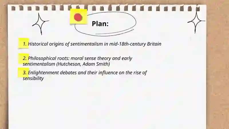 BEGINNING OF SENTIMENTALISM 2
