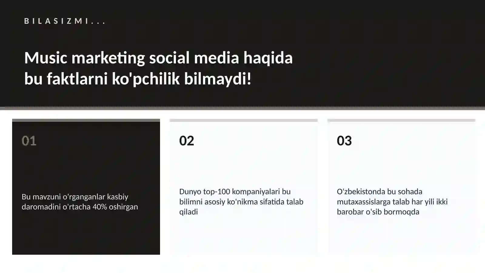 MUSIQA VA AUDIO TEXNOLOGIYALAR 2
