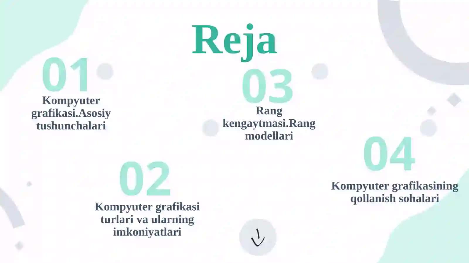 Kompyuter grafikasi 2