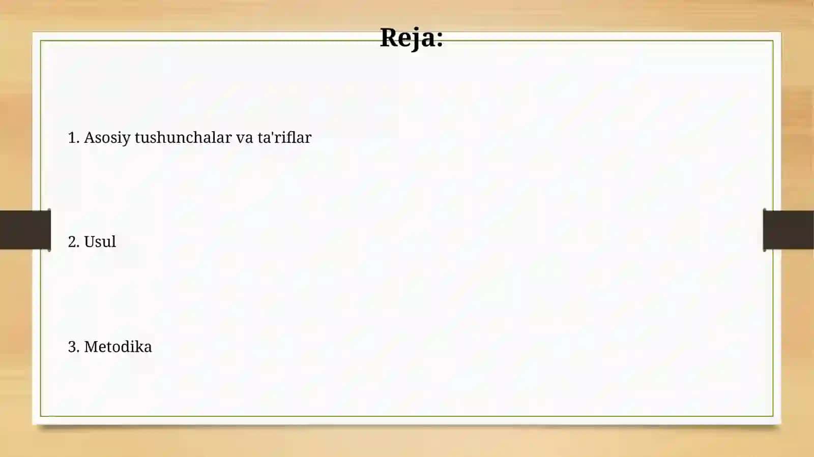 Asosiy ta'rif va tushunchalar. Metodvametodologiya 2