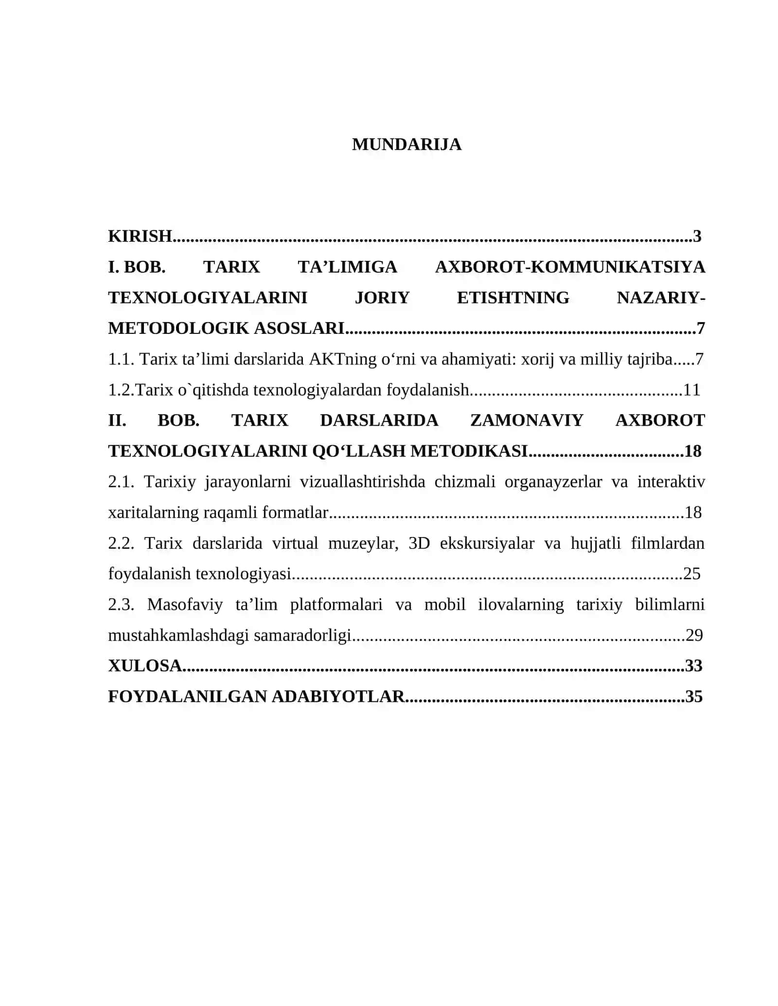 Tarix ta’limiga axborot-kommunikatsiya texnologiyalarini joriy etish 2
