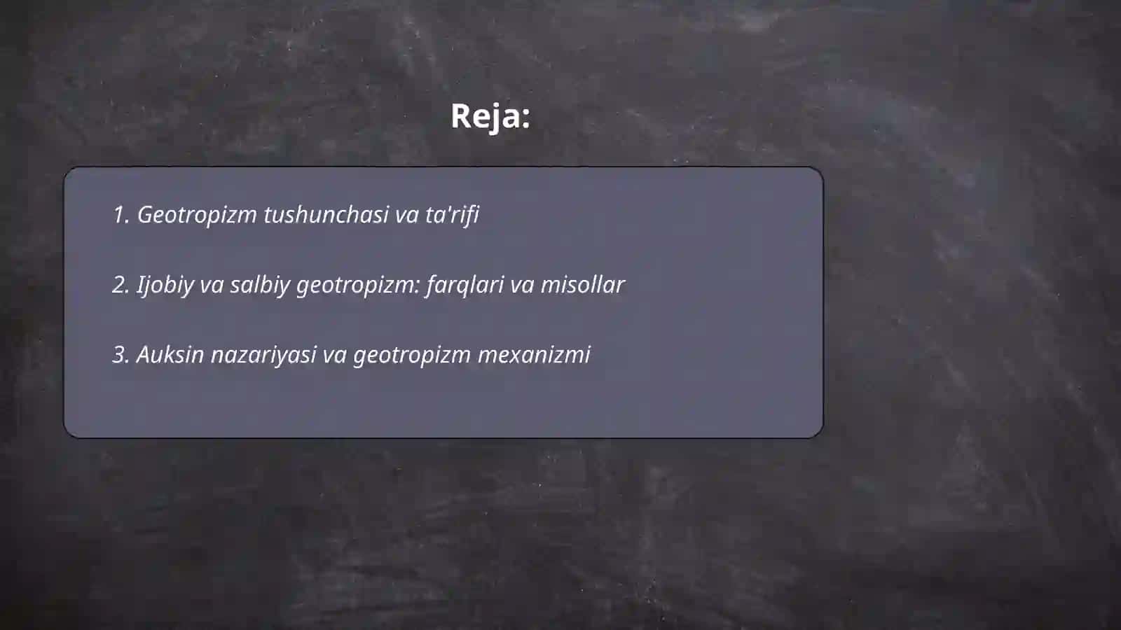 Geotropizm 2