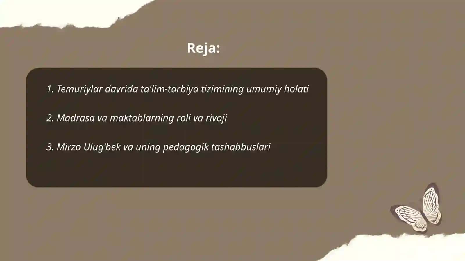 Temuriylar davrida pedagogik gʻoyalar rivoji 2