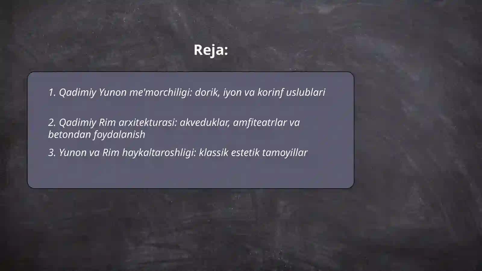 Qadimiy Rim va qadimiy Gresiya davlarida shakllangan madaniy meros 2