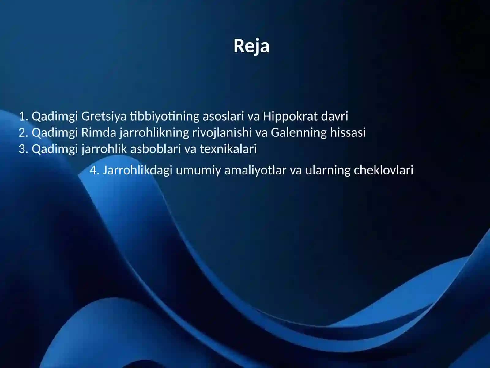 Qadimgi Gretsiya va Rimda jarrohlik usullari 2