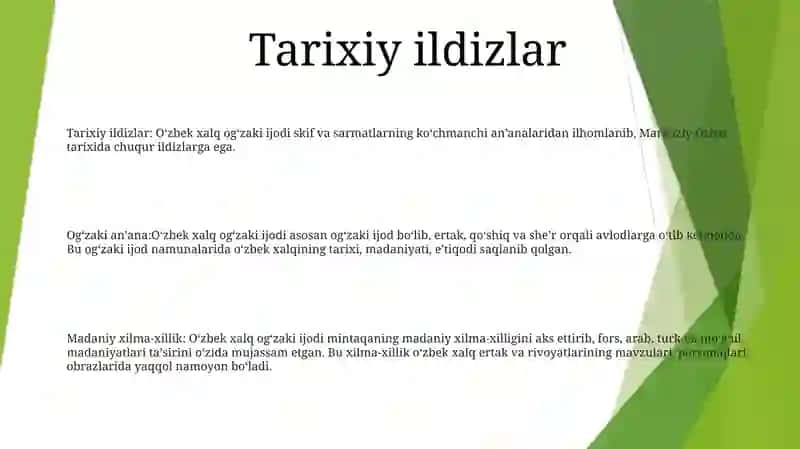 O'Zbek Folklori 2