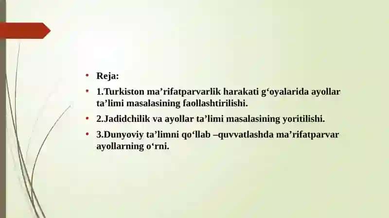 XVIIasrdanXXasrning1-choragidaTurkistono‘lkasidaayollarta’limimasalasiningfaollashishi 2