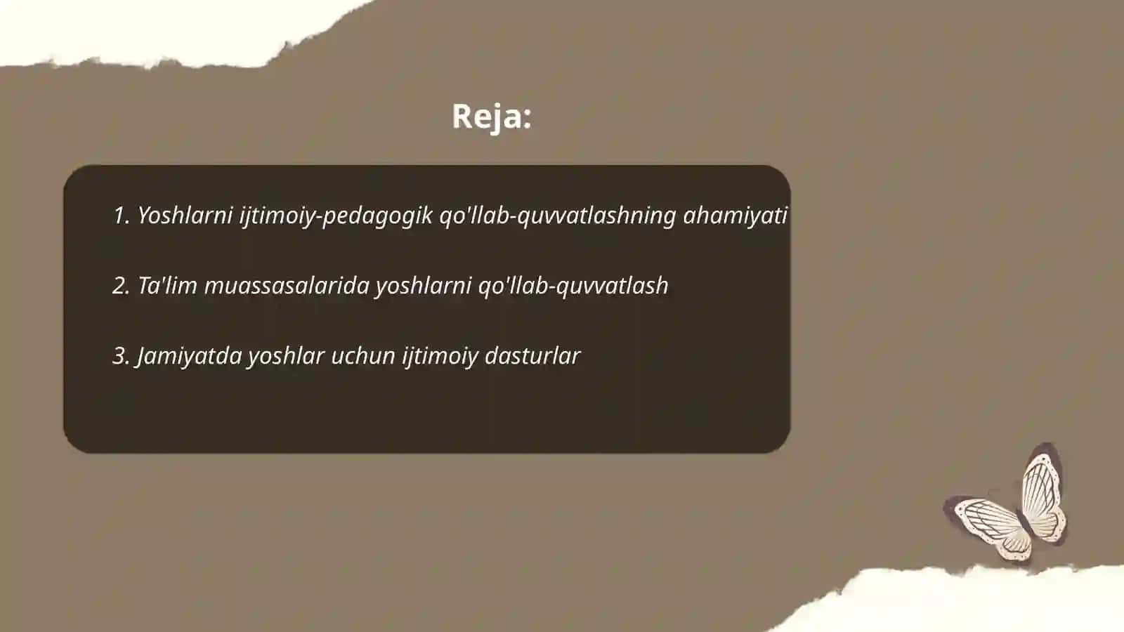 Yoshlarni ijtimoiy-pedagogik qo'llab-quvvatlash tizimi 2