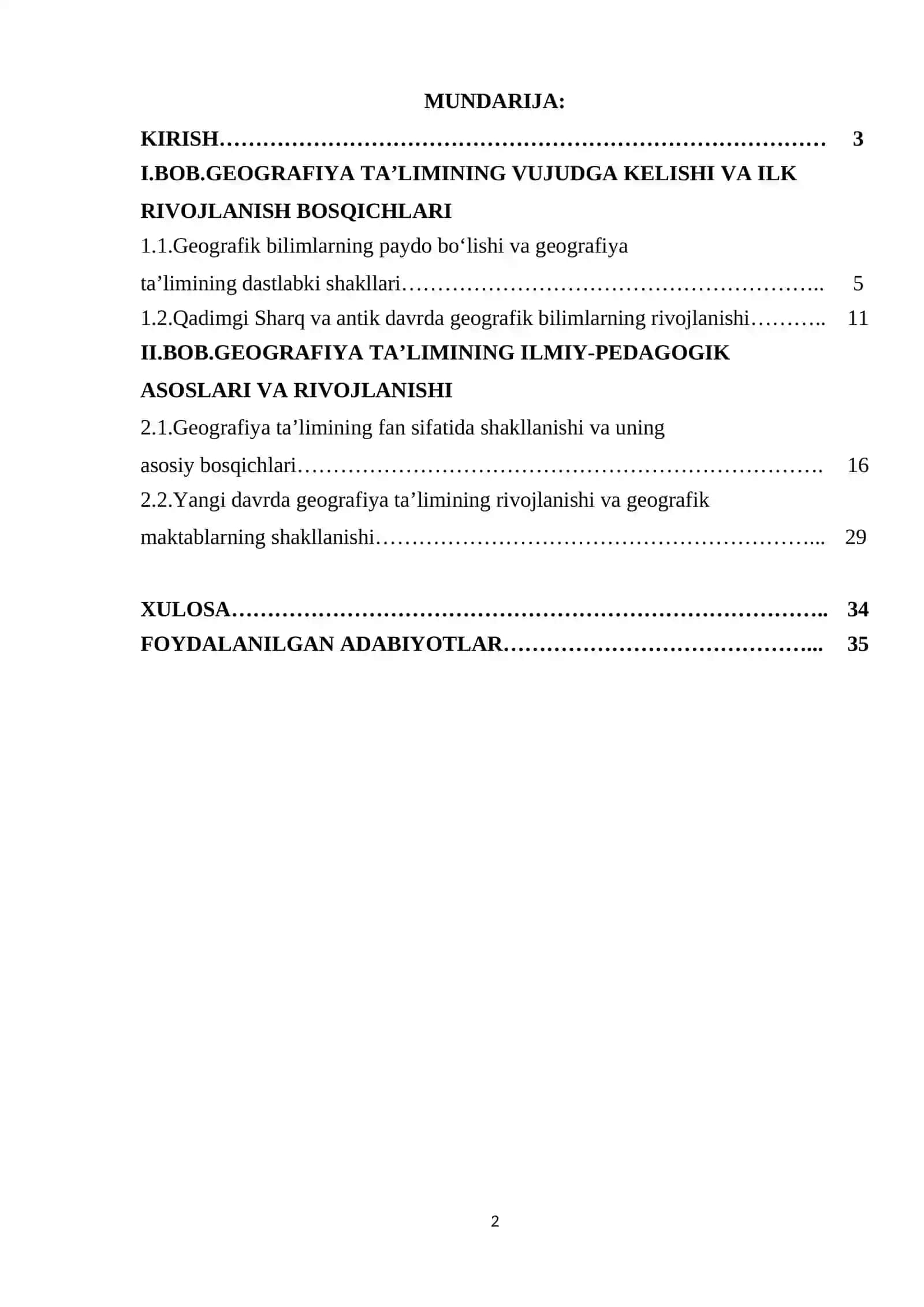 GEOGRAFIYA TA’LIMINING SHAKLLANISHI VA RIVOJLANISH TARIXI 2