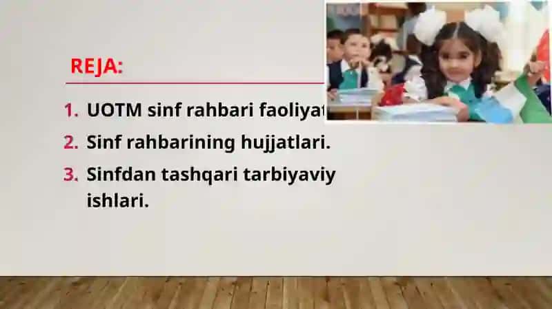 Sinf Rahbari Faoliyati 2