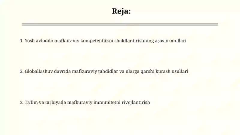 Mafkuraviy Kompetentlik 2