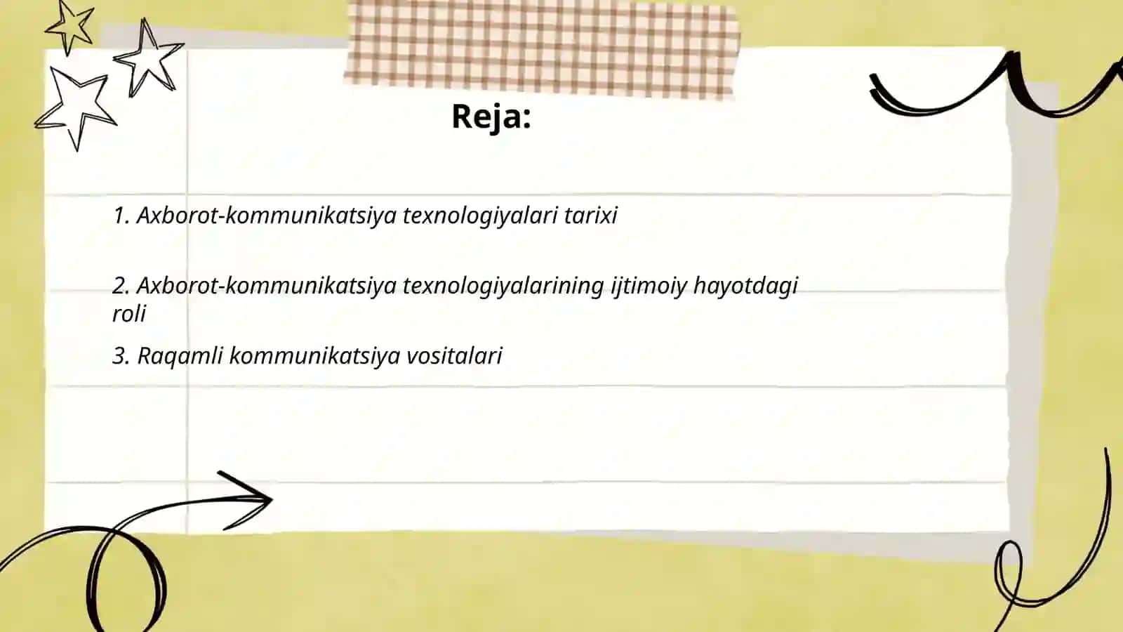Axborat-kommumkatstya texnelogiyalarning roli va ahamiyati 2