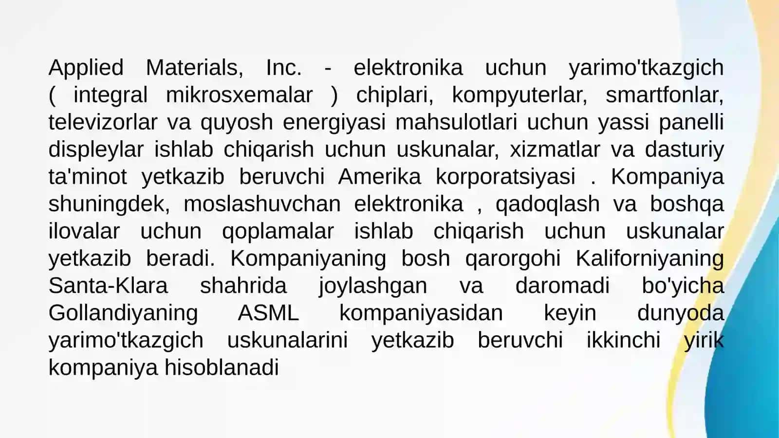 Amaliy qo‘llaniladigan materiallar 2