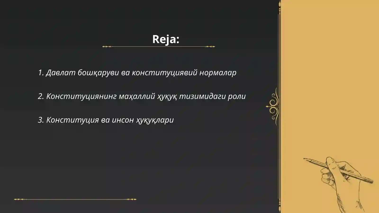 Канстуцияни бошка давлатларда ахамияти 2