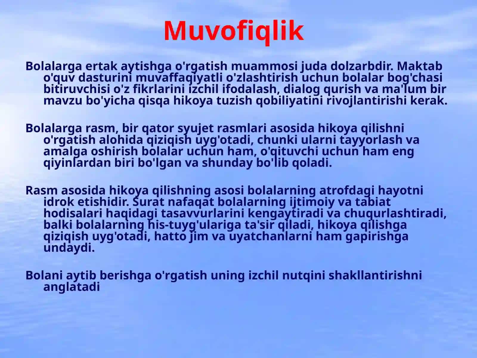 Maktabgacha yosh davrining asosiy faoliyati 2