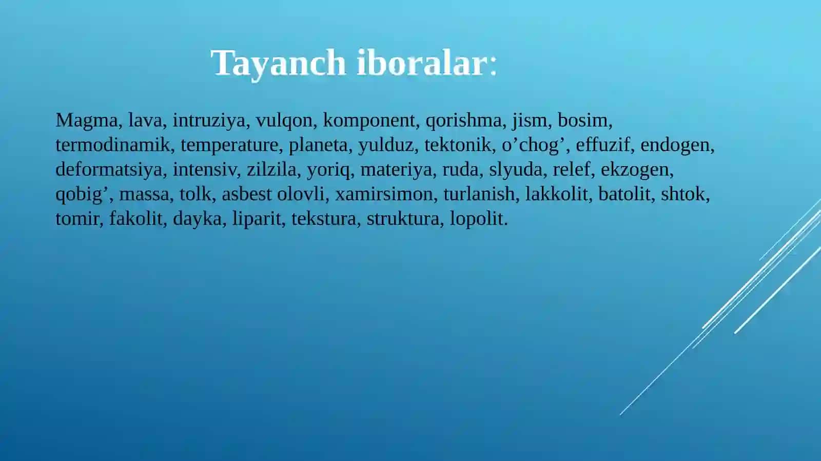 ENDOGEN GEOLOGIK JARAYONLAR INTRUZIV MAGMATIZM 2