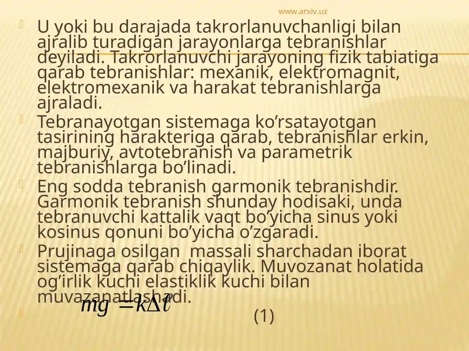 Tebranishlar 2