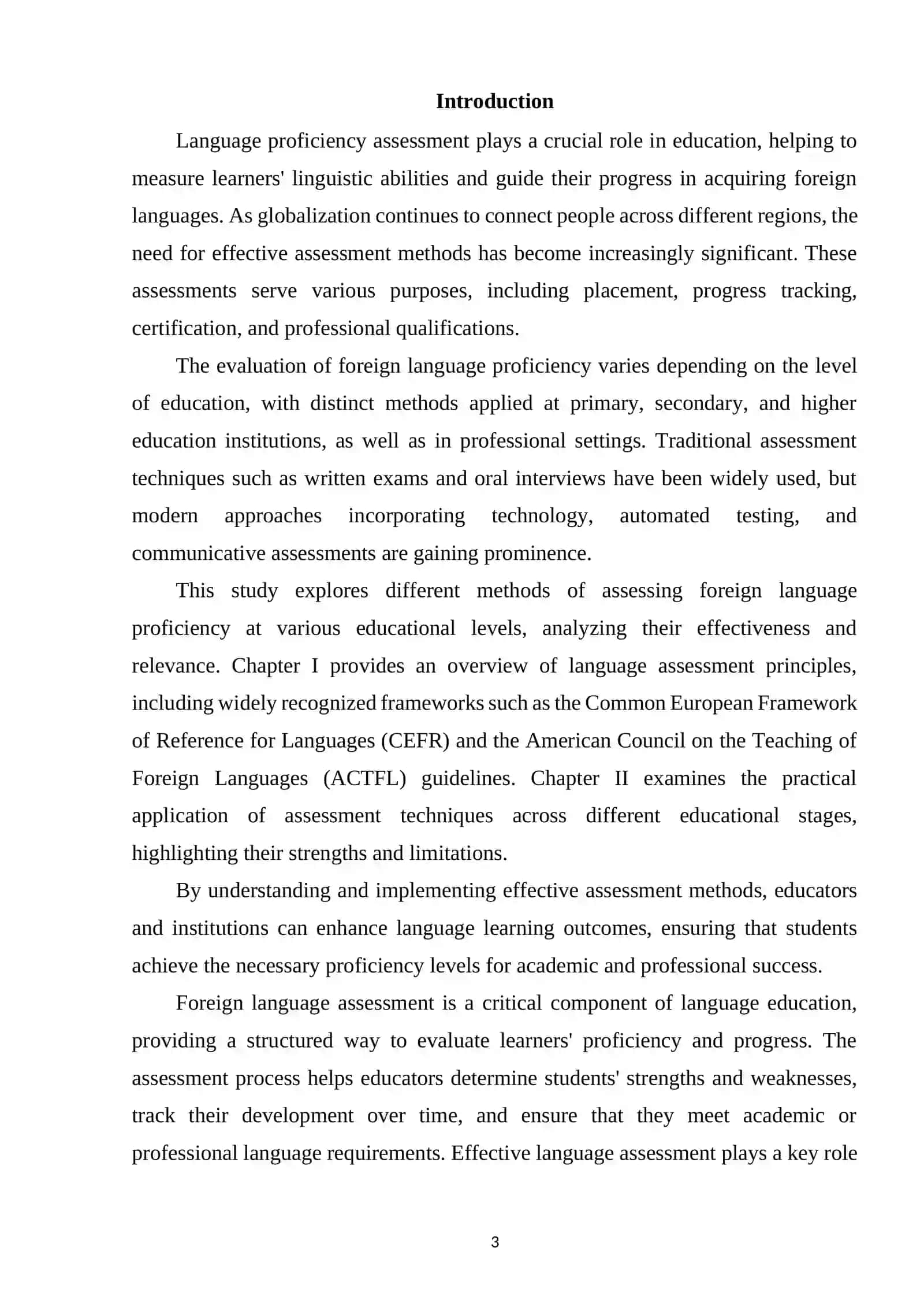 Mavzu: Assessment methods for foreign language proficiency at different levels of education 2