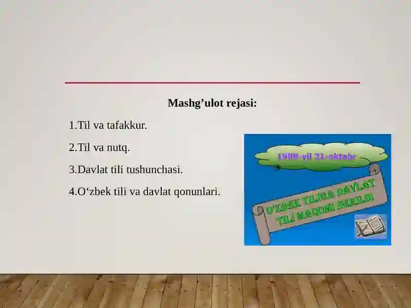 O‘ZBEK TILINING SOHADA QO‘LLANISHI” FANINI O‘QITISHNING MAQSAD VA VAZIFALARI 2