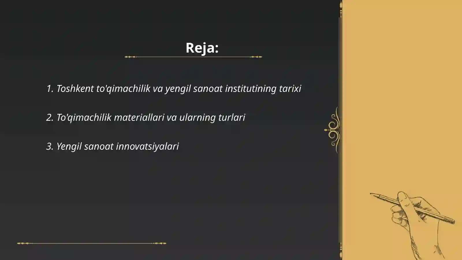 Toshkent tóqimachilik va yengil sanoat instituti 2