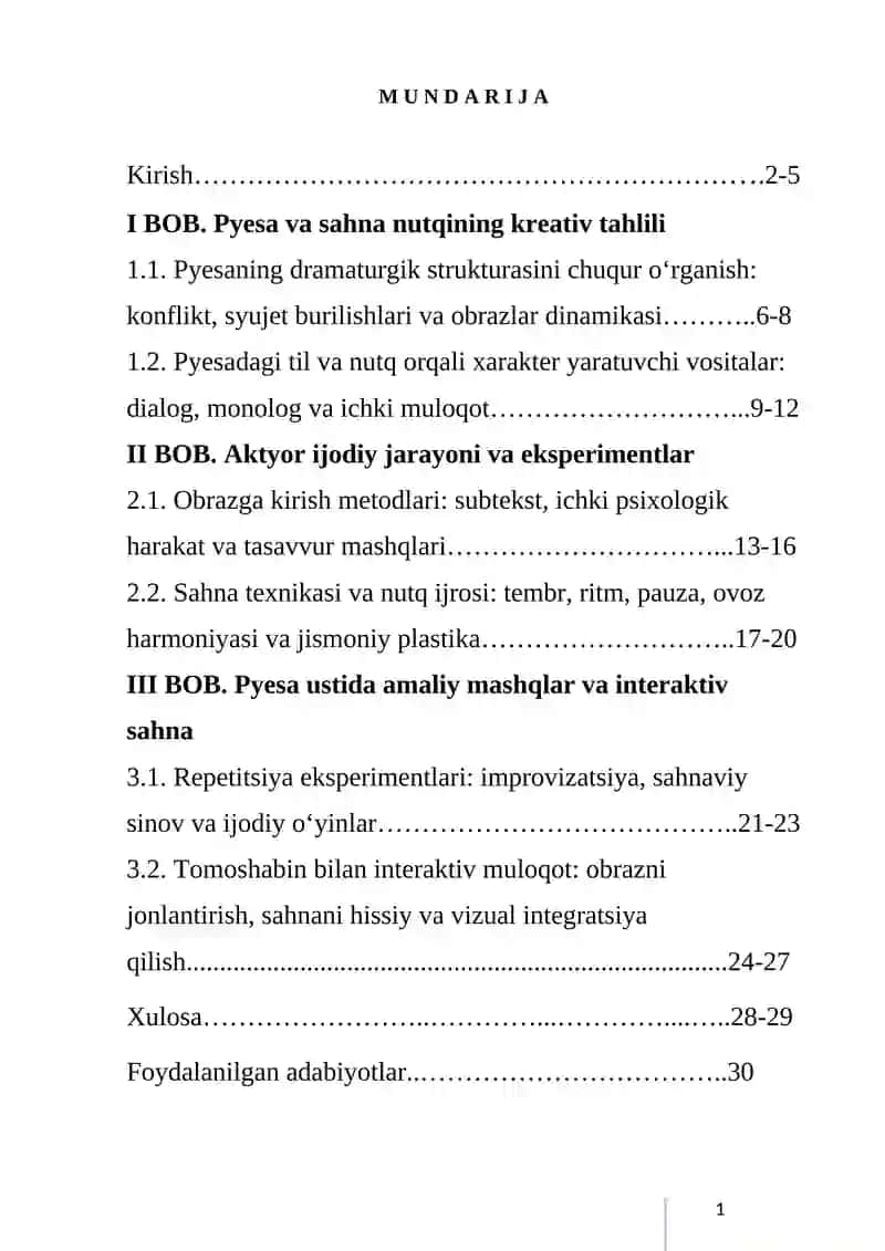 PESA USTIDA ISHLASH 2