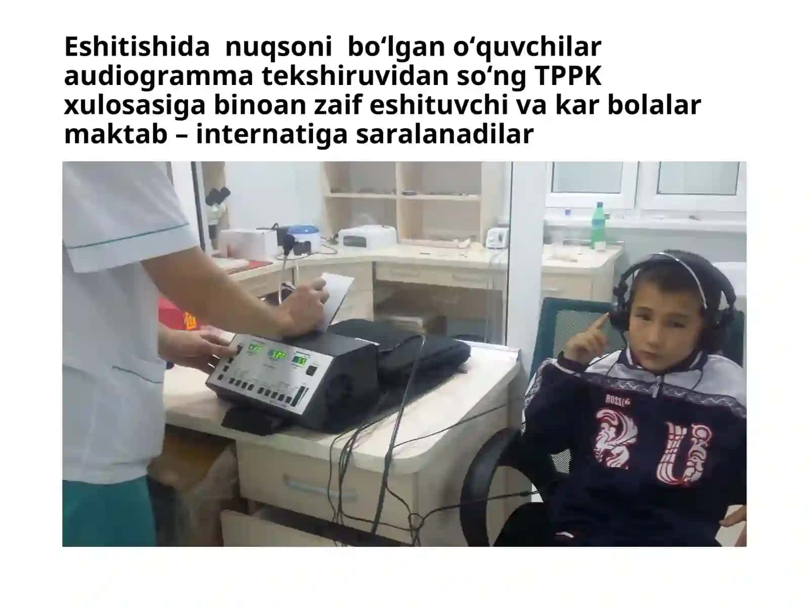 Eshitishida nuqsoni boʻlgan oʻquvchilarni yakka mashgʻulotlarda eshitish qobiliyatini va talaffuzni tekshirish 2