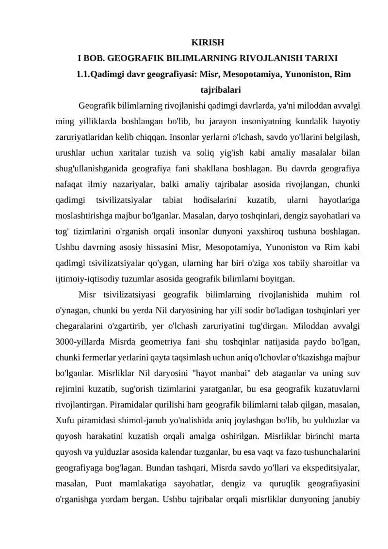 Geografik bilimlarning rivojlanish tarixi mavzusini o‘tish metodikasi 2