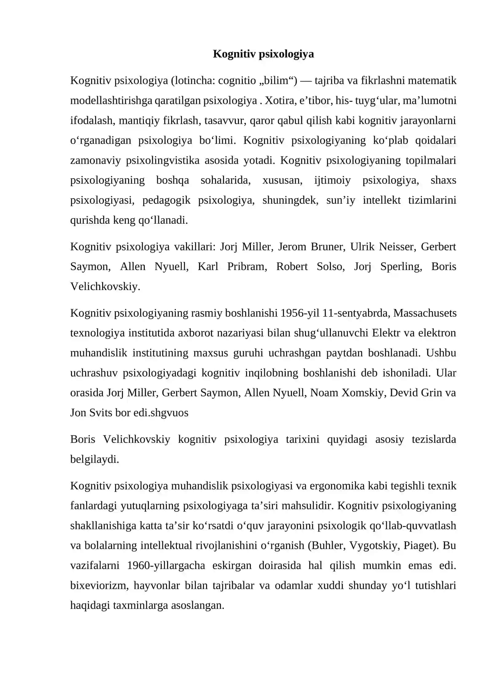 Kognitiv psixologiyada diqqat tadqiqotlari 2