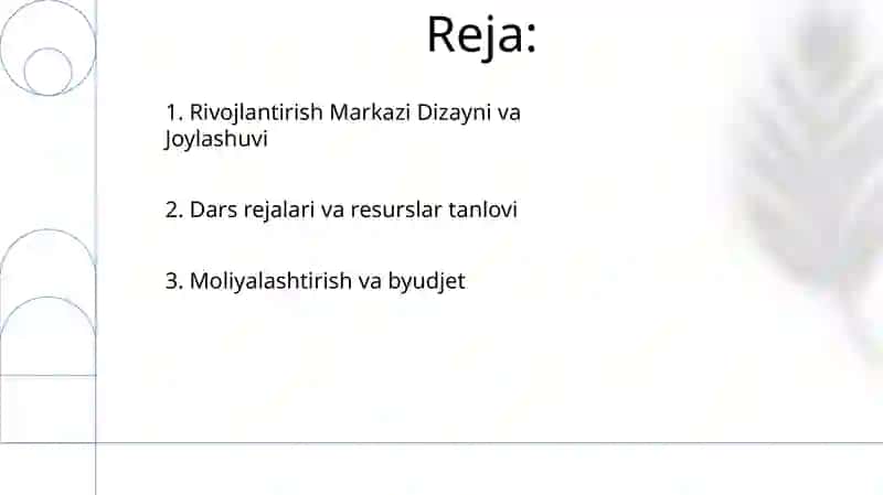 Maktabgacha taʼlim tashkilotlarida rivojlantiruvchi markazlarni jihozlash tartibi 2